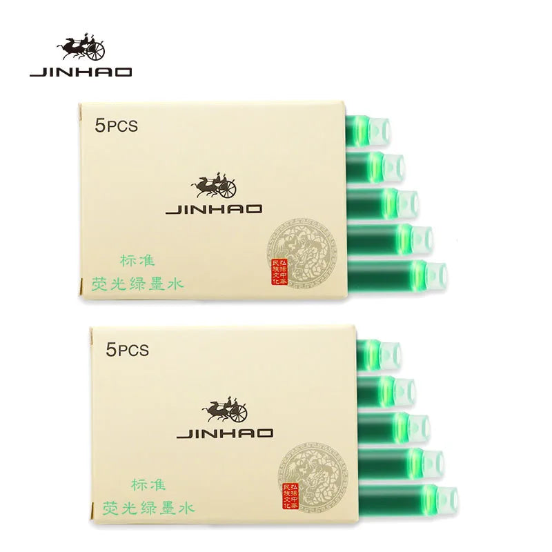 Fountain Pen Ink Cartridges – 5/10/15-Pack Refill for 2.6mm Pens