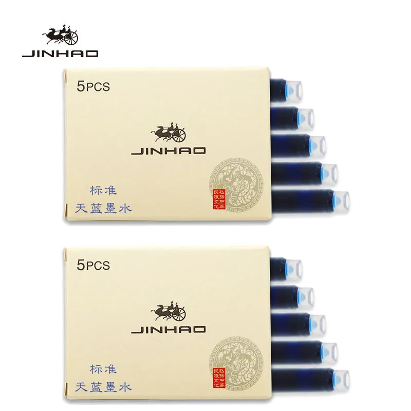 Fountain Pen Ink Cartridges – 5/10/15-Pack Refill for 2.6mm Pens