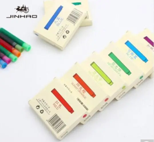 Fountain Pen Ink Cartridges – 5/10/15-Pack Refill for 2.6mm Pens