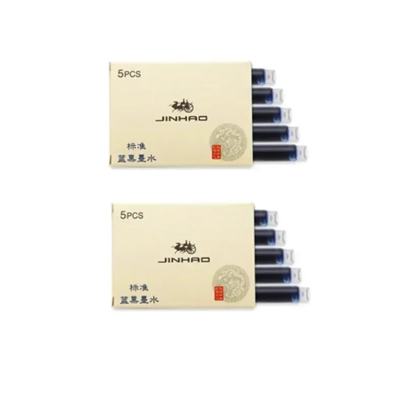 Fountain Pen Ink Cartridges – 5/10/15-Pack Refill for 2.6mm Pens