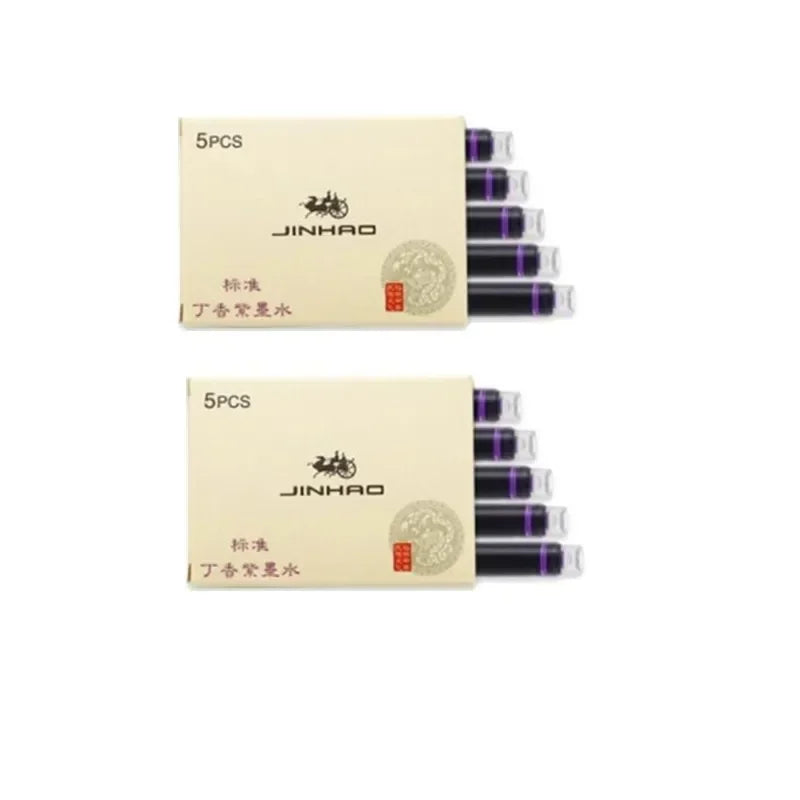 Fountain Pen Ink Cartridges – 5/10/15-Pack Refill for 2.6mm Pens