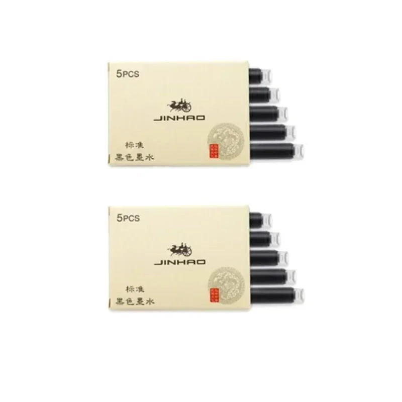 Fountain Pen Ink Cartridges – 5/10/15-Pack Refill for 2.6mm Pens