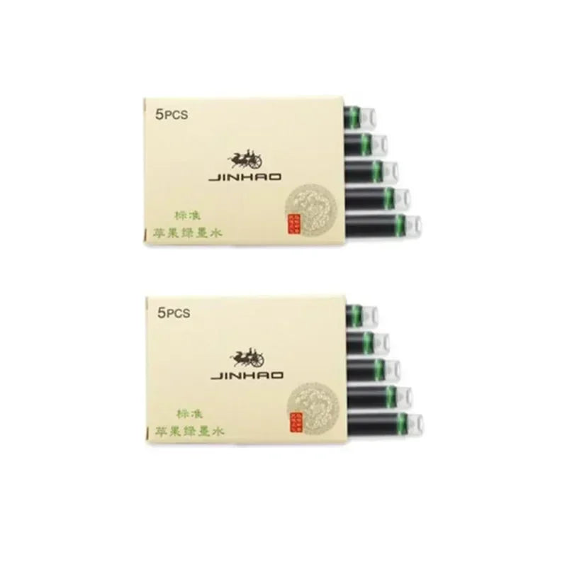 Fountain Pen Ink Cartridges – 5/10/15-Pack Refill for 2.6mm Pens
