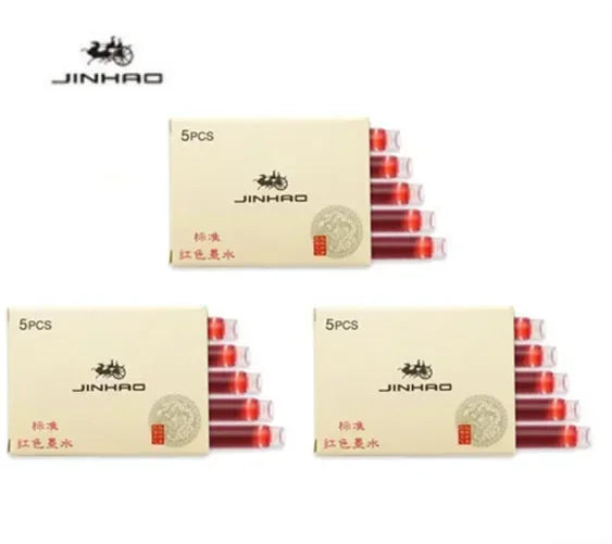 Fountain Pen Ink Cartridges – 5/10/15-Pack Refill for 2.6mm Pens