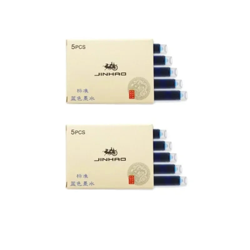 Fountain Pen Ink Cartridges – 5/10/15-Pack Refill for 2.6mm Pens