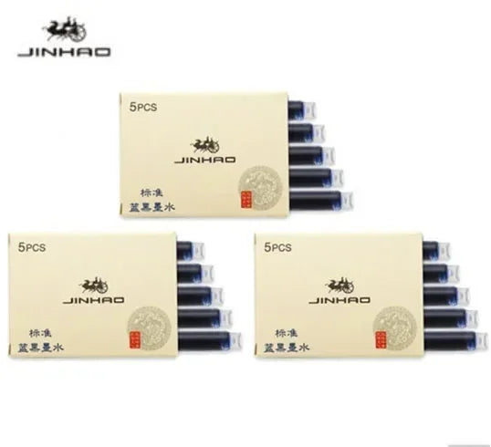 Fountain Pen Ink Cartridges – 5/10/15-Pack Refill for 2.6mm Pens
