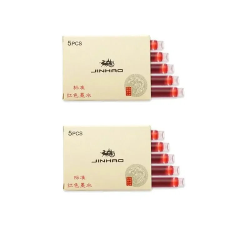 Fountain Pen Ink Cartridges – 5/10/15-Pack Refill for 2.6mm Pens