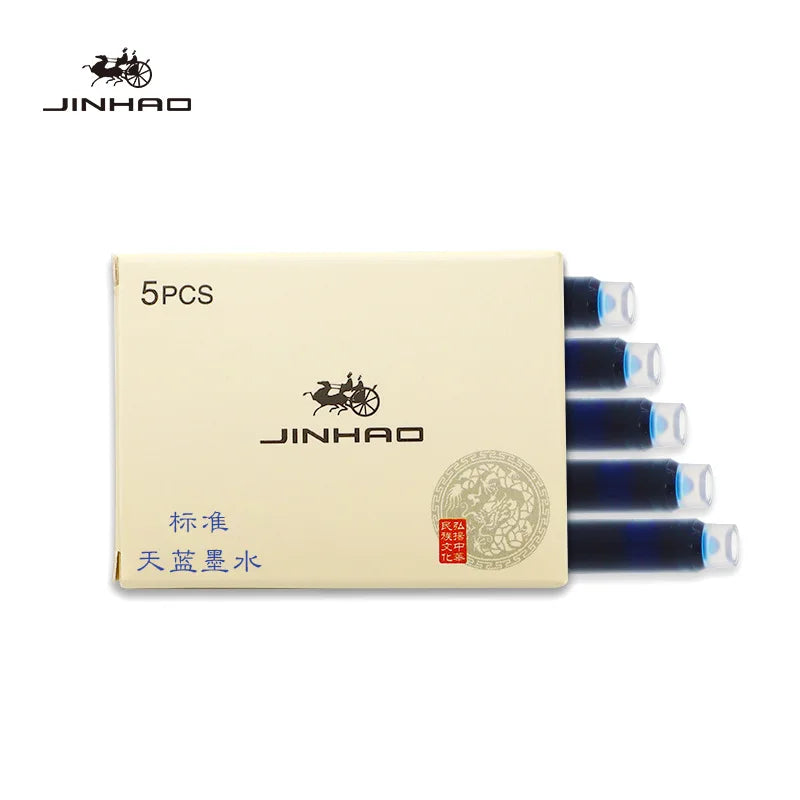 Fountain Pen Ink Cartridges – 5/10/15-Pack Refill for 2.6mm Pens
